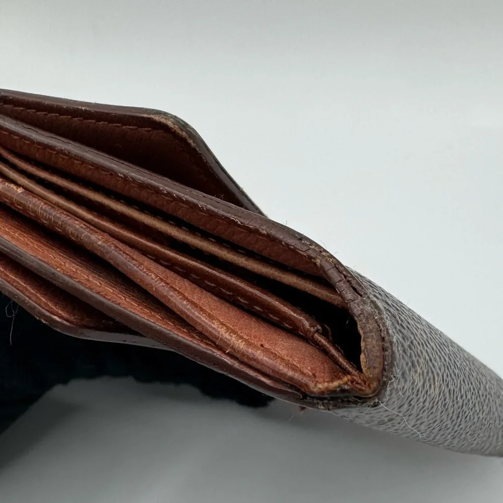 Louis Vuitton Brown Monogram Wallet | Fair Condition